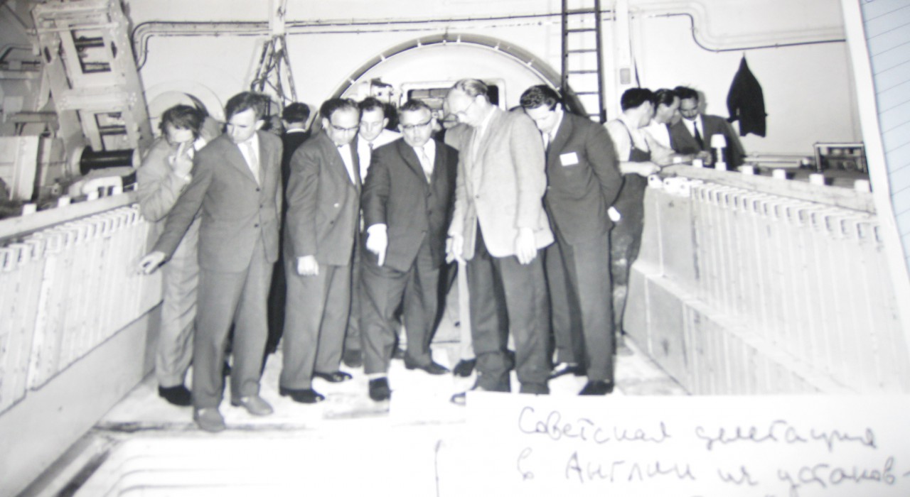 Сотрудники ФЭИ в Англии, 1962 год